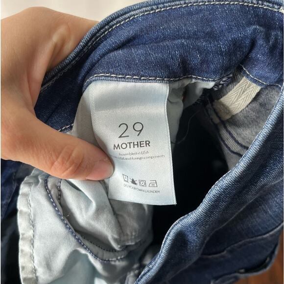 Mother Highwaisted Looker Ankle Fray in Lure Me In Size 29 - Picture 2 of 6